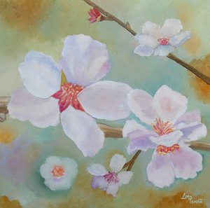 Sanfte Frühlingsblüten von Angeles M. Pomata