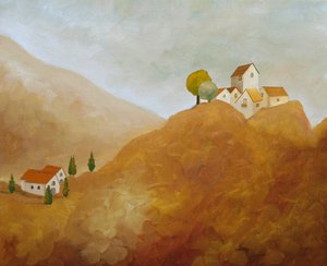Charmantes Dorf am Hang