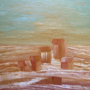 Warme Wüstenformen von Angeles M. Pomata