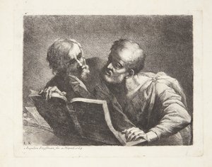 Die zwei alten Studenten von Angelica Kauffmann