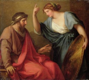 Egeria überreicht Numa Pompilius seinen Schild, 1794