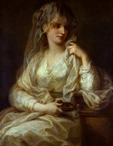 Porträt einer Dame als Vestalin von Angelica Kauffmann