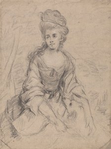 Porträt einer Dame von Angelica Kauffmann