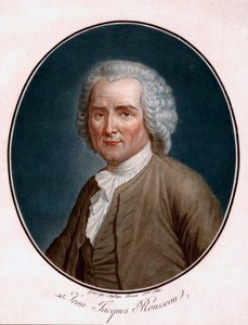 Porträt von Jean-Jacques Rousseau (1712-1778) - Graviert von Angelique Allais (1791) von Angelique (fl.1796 d.1827) Allais