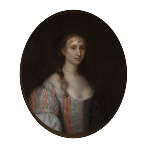 Porträt einer jungen Dame von Anglo Flemish School