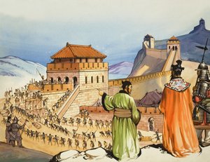 Der Bau der Chinesischen Mauer von Angus McBride
