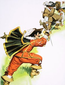 Cyrano de Bergerac im Schwertkampf