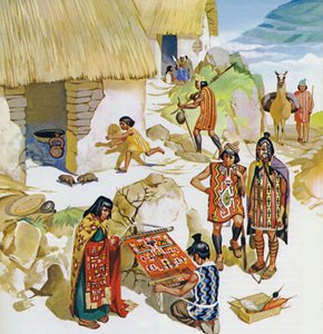 Heim in Peru, um 100 n. Chr. von Angus McBride