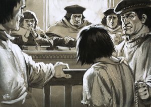 Gefangene konnten keine Gnade vom gefürchteten Sternkammergericht erwarten von Angus McBride