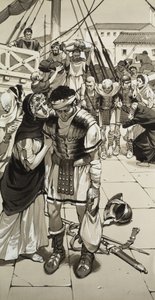 Römische Niederlage von Angus McBride