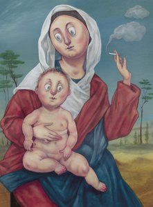 Madonna in der Zigarettenpause, 2018