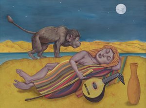 Der schlafende Roma, 2015 von Anita Kunz