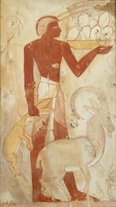 Kopie der Wandmalerei, privates Grab 78 von Horemheb, Theben, 20. Jahrhundert von Anna