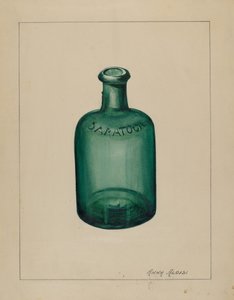 Glasflasche von Anna Aloisi
