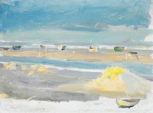 Boote am Strand, Skagen