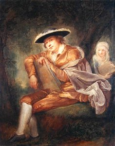 E.F. Thersbusch, der Ehemann der Malerin von Anna Dorothea Therbusch