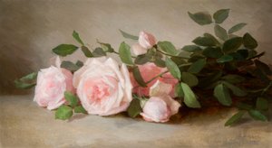 Stillleben mit Rosen 1880 von Anna Eliza Hardy