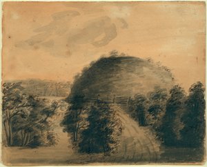 Zeichnung des Big Mound von Anna Maria Von Phul von Anna Maria von Phul
