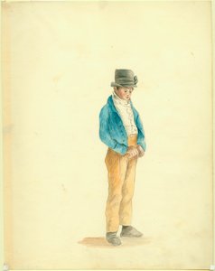 Gemälde eines Jungen mit Biberhut von Anna Maria Von Phul von Anna Maria von Phul