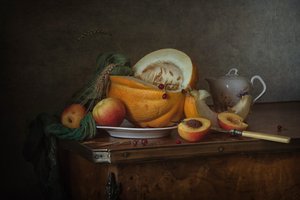 Rustikales Herbststillleben