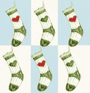Weihnachtsstrumpf von Anna Platts