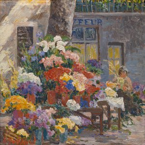 Blumenmarkt in Menton (Côte d’Azur)