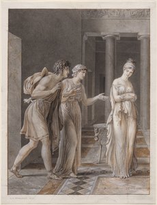 Das Treffen von Orestes und Hermione von Anne-Louis Girodet de Roucy-Trioson