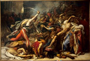 Die Revolte von Kairo, 21. Oktober von Anne Louis Girodet de Roucy Trioson