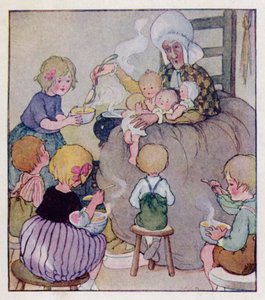 Kinderreim: Es war eine alte Frau, die in einem Schuh lebte von Anne (after) Anderson