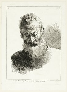 Männerkopf von Anne Claude Philippe Caylus