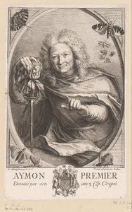 Porträt von Étienne Isidore Théophile Aymon von Anne Claude Philippe Caylus