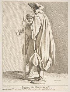 Ein Blinder aus dem Quinze-Vingts-Hospital, 1738