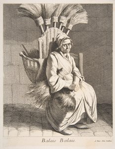 Besenverkäufer, 1737 von Anne Claude Philippe de Caylus