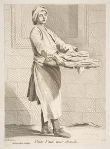 Gebäckverkäufer, 1738