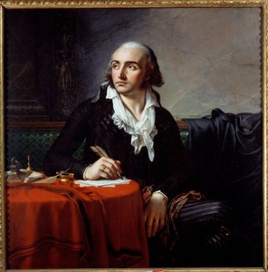Porträt von Giuseppe Fravega (1763-1833) italienischer Revolutionär. Gemälde von Anne Louis Girodet de Roucy-Trioson