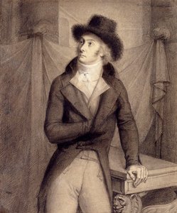 Porträt eines Mannes, angeblich Pierre-Paul Roger-Collard von Anne Louis Girodet de Roucy Trioson