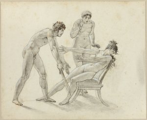 Hermione weist Orestes zurück von Anne Louis Girodet de Roussy Trioson