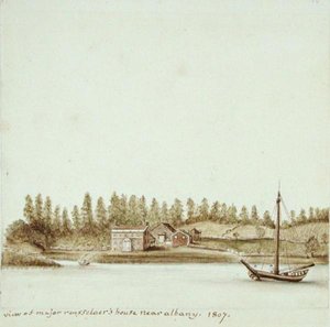 Haus von Major van Rensselaer in der Nähe von Albany, New York