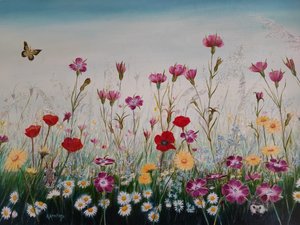 Blühende Wiesenfreunde von Annette Armitage