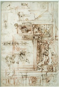 Entwurf für die Farnese-Galerie von Annibale Carracci