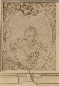Selbstporträt, um 1580 von Annibale Carracci