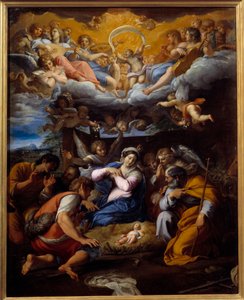 Die Anbetung der Hirten von Annibale Carracci