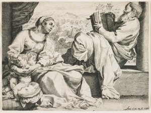 Die Heilige Familie mit Johannes dem Täufer, 1590