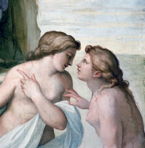 Venus und Mars, Detail vom Gewölbe der Sala dell