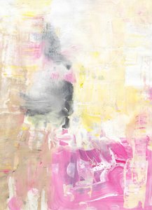 Lebendige rosa-gelbe Abstraktion