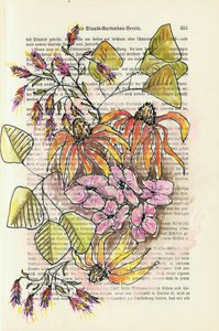 Vintage botanische Studie von Annick