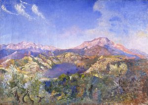 Italienische Landschaft von Annie Louisa Swynnerton