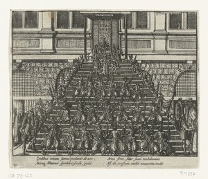 Verkündung des Generalpardons, 1570 von Anonymous