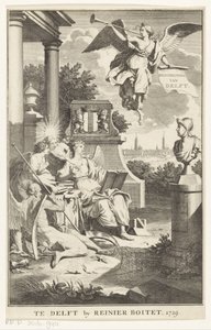 Allegorie auf Delft von Anonymous