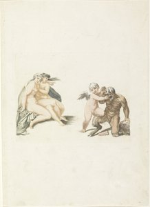 Amor bestraft einen Satyr von Anonymous
